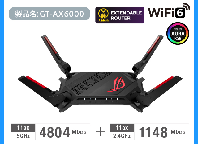 希望者のみラッピング無料】 ASUS WiFi RT-AX86U Pro 無線 ルーター 最新規格WiFi6 4804 861Mbps  v6プラス対応デュアルバンドゲーミング 2.5G WAN LANポート 2.0GHzクアッドコアCPU メッシ 